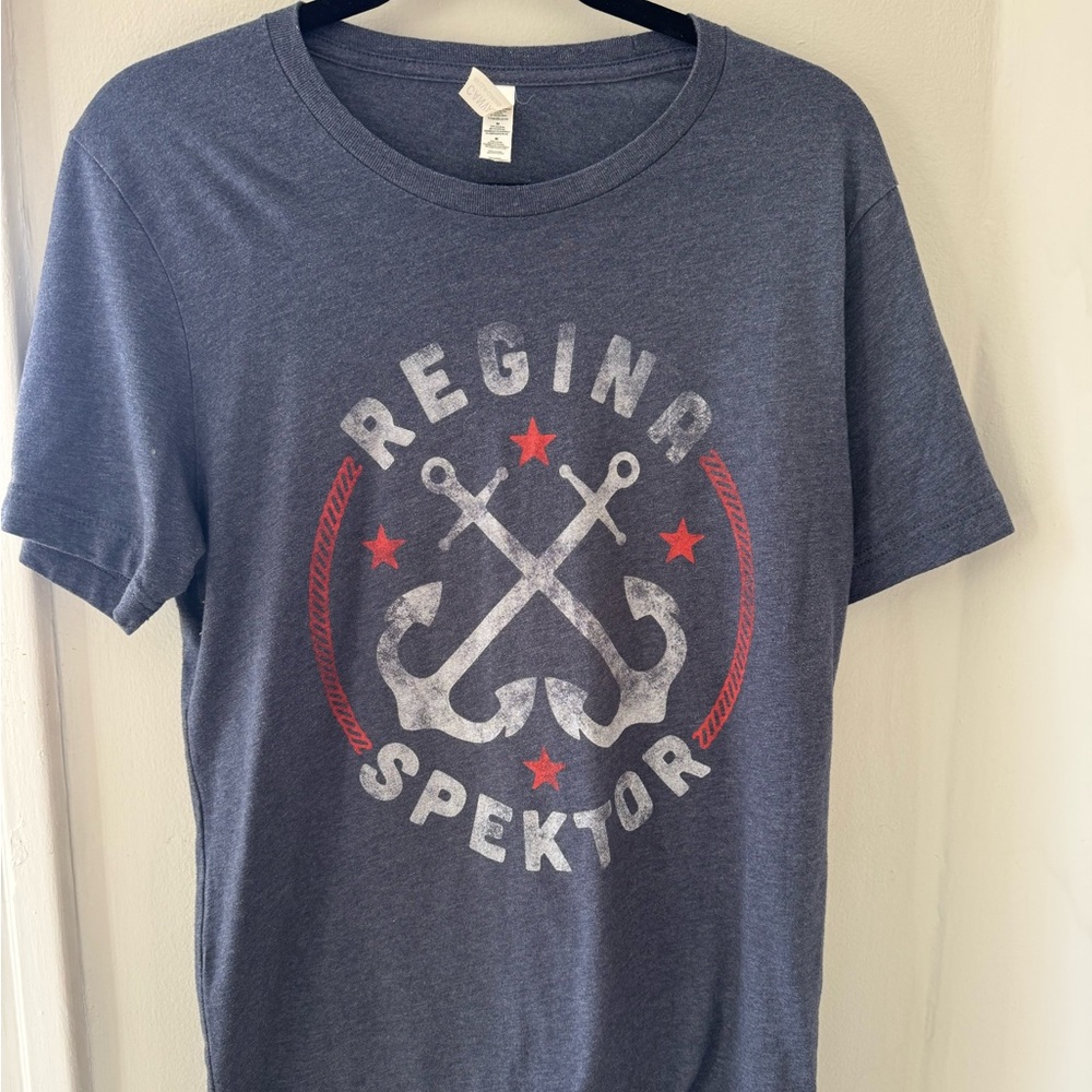 Regina Spektor, Sailor Song Tee, Navy, Size M, Concert Merch